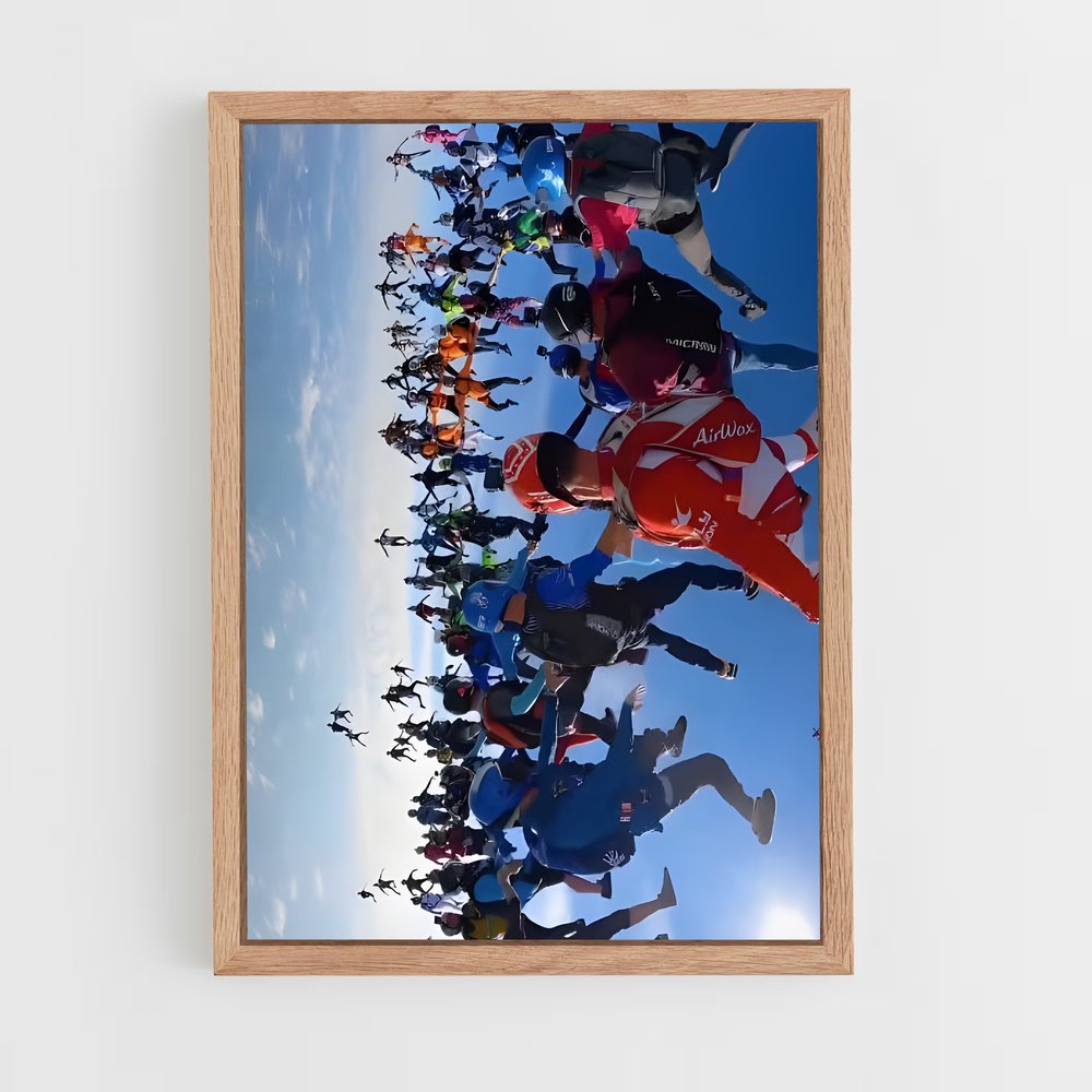 Poster Sky Dive Squad – affiche Parachutisme (vue 4)
